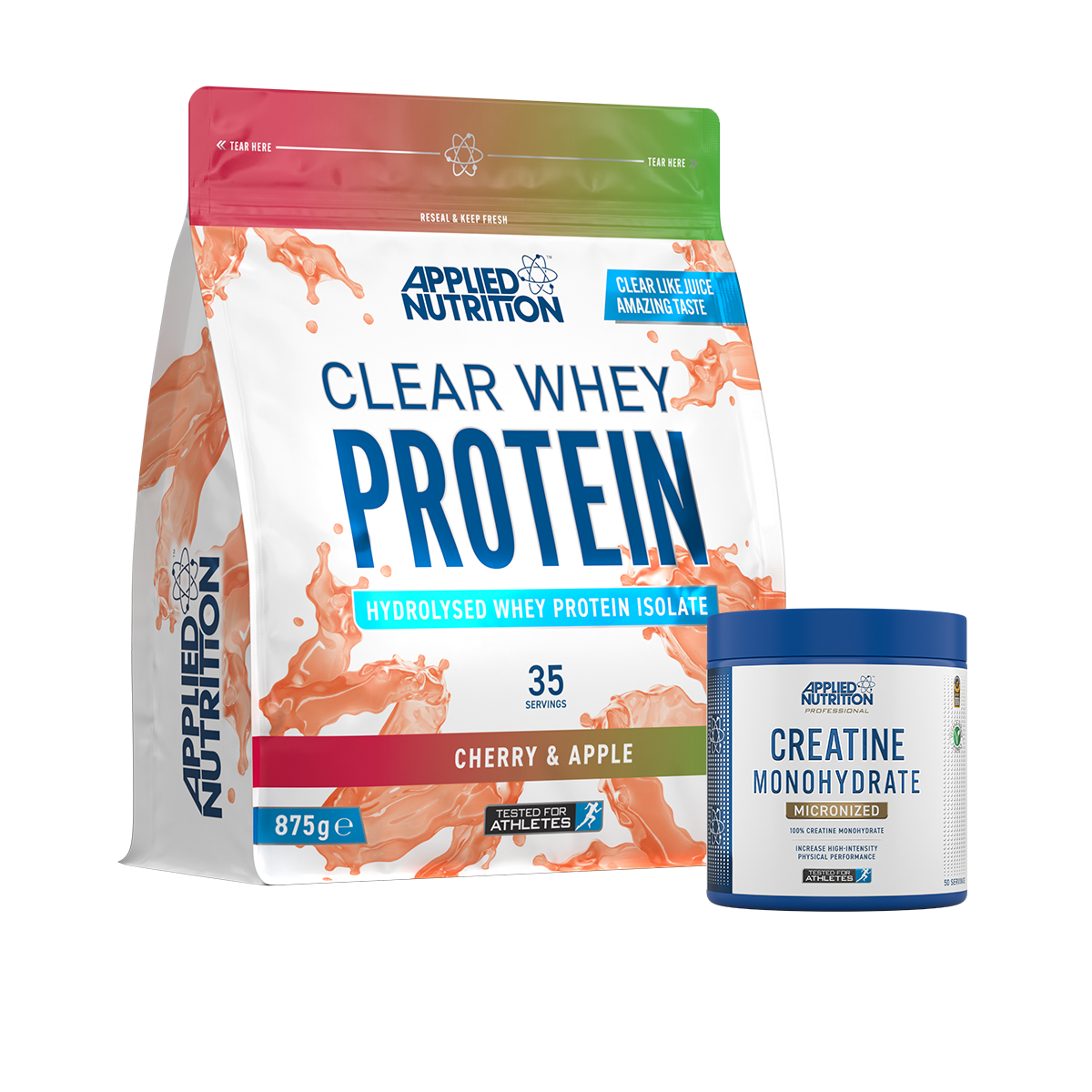 Applied Nutrition Clear Whey Protein 875g (FREE Creatine 250g)