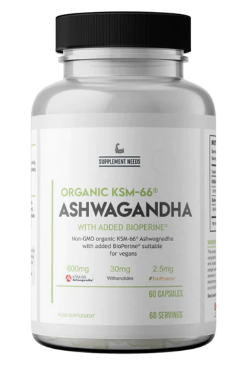 Supplement Needs Ashwagandha Organic Vegan KSM-66