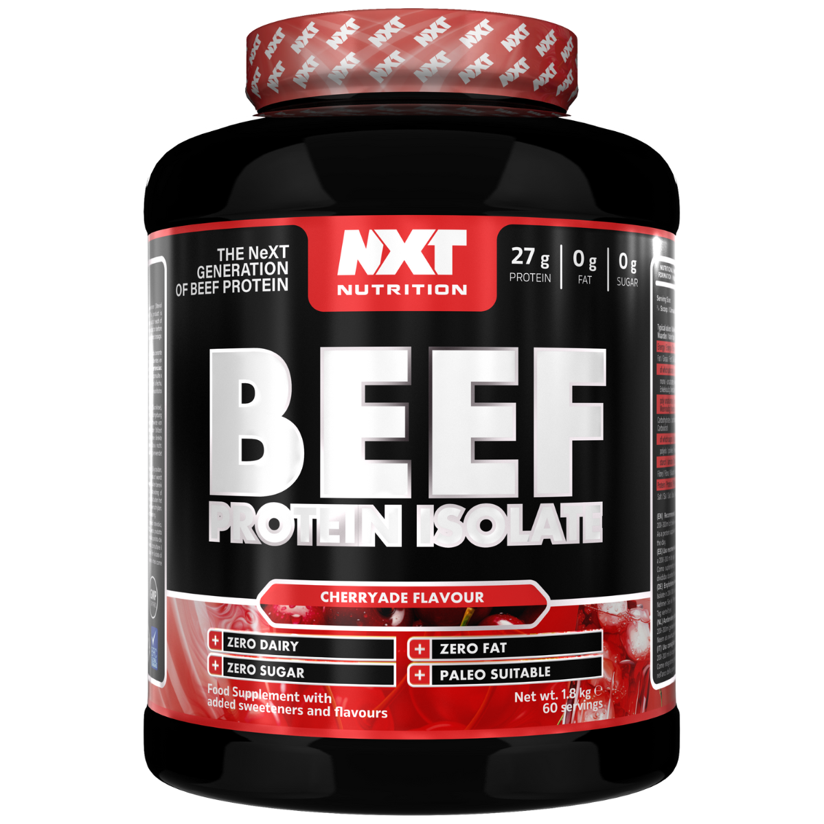 NXT Nutrition Beef Protein Isolate 1.8Kg