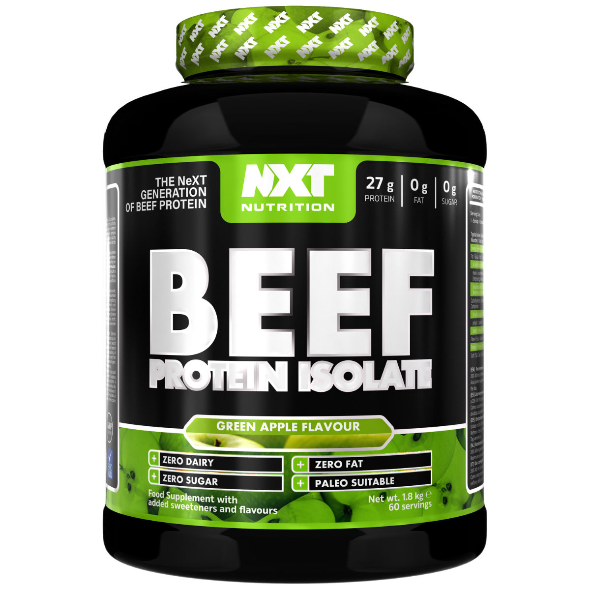 NXT Nutrition Beef Protein Isolate 1.8Kg