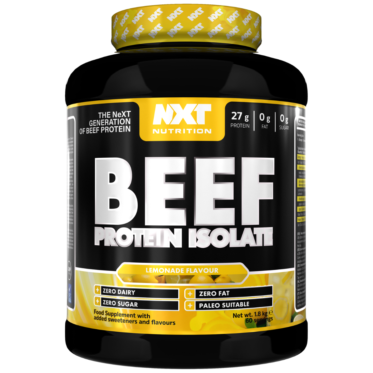 NXT Nutrition Beef Protein Isolate 1.8Kg