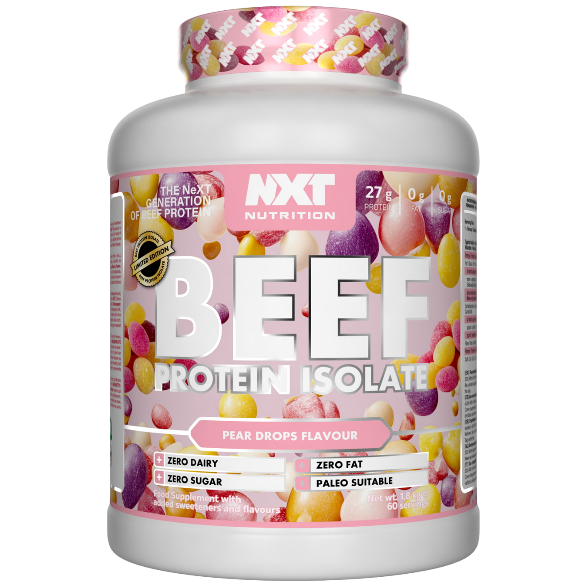 NXT Nutrition Beef Protein Isolate 1.8Kg