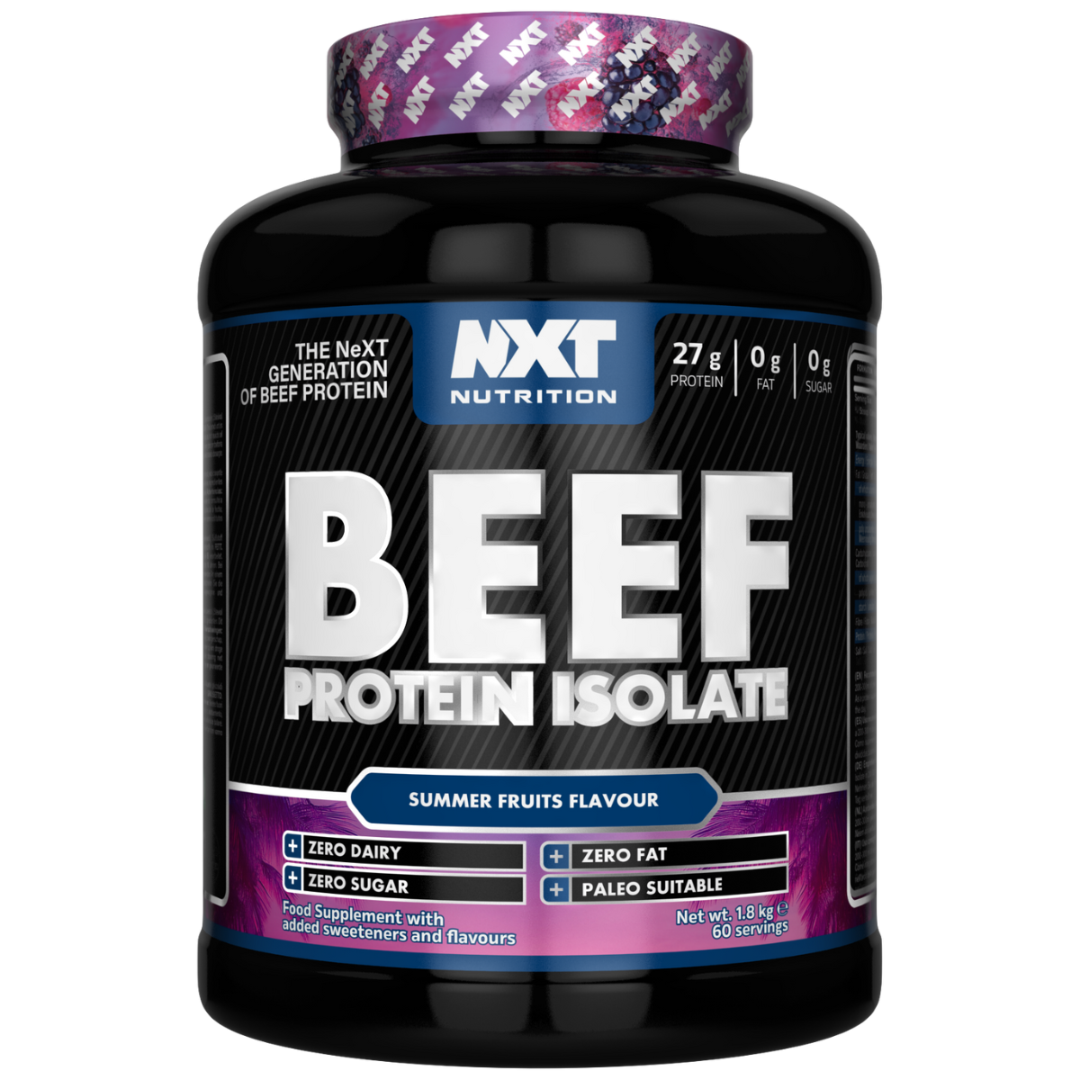 NXT Nutrition Beef Protein Isolate 1.8Kg