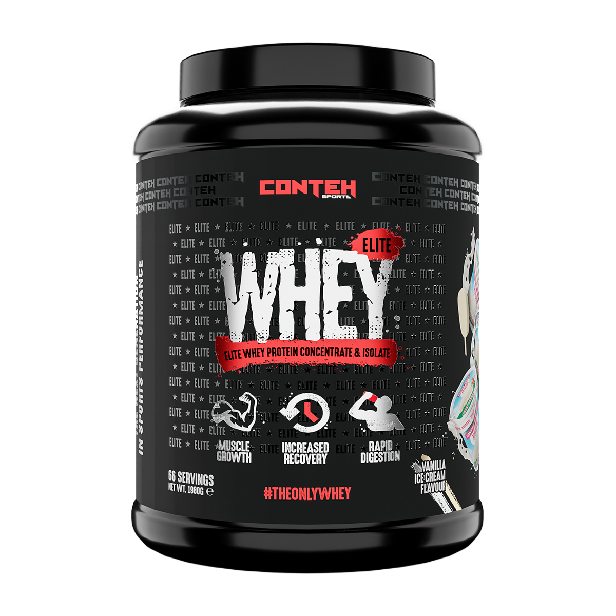 Conteh Sports Elite Whey Protein 1980g