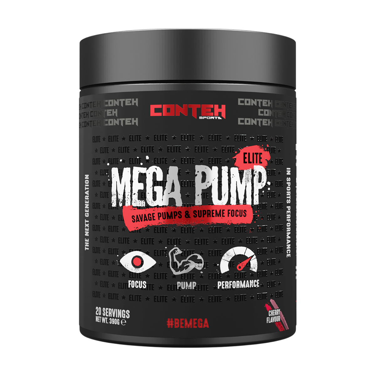 Conteh Sports Mega Pump Elite Pre-Workout 390g