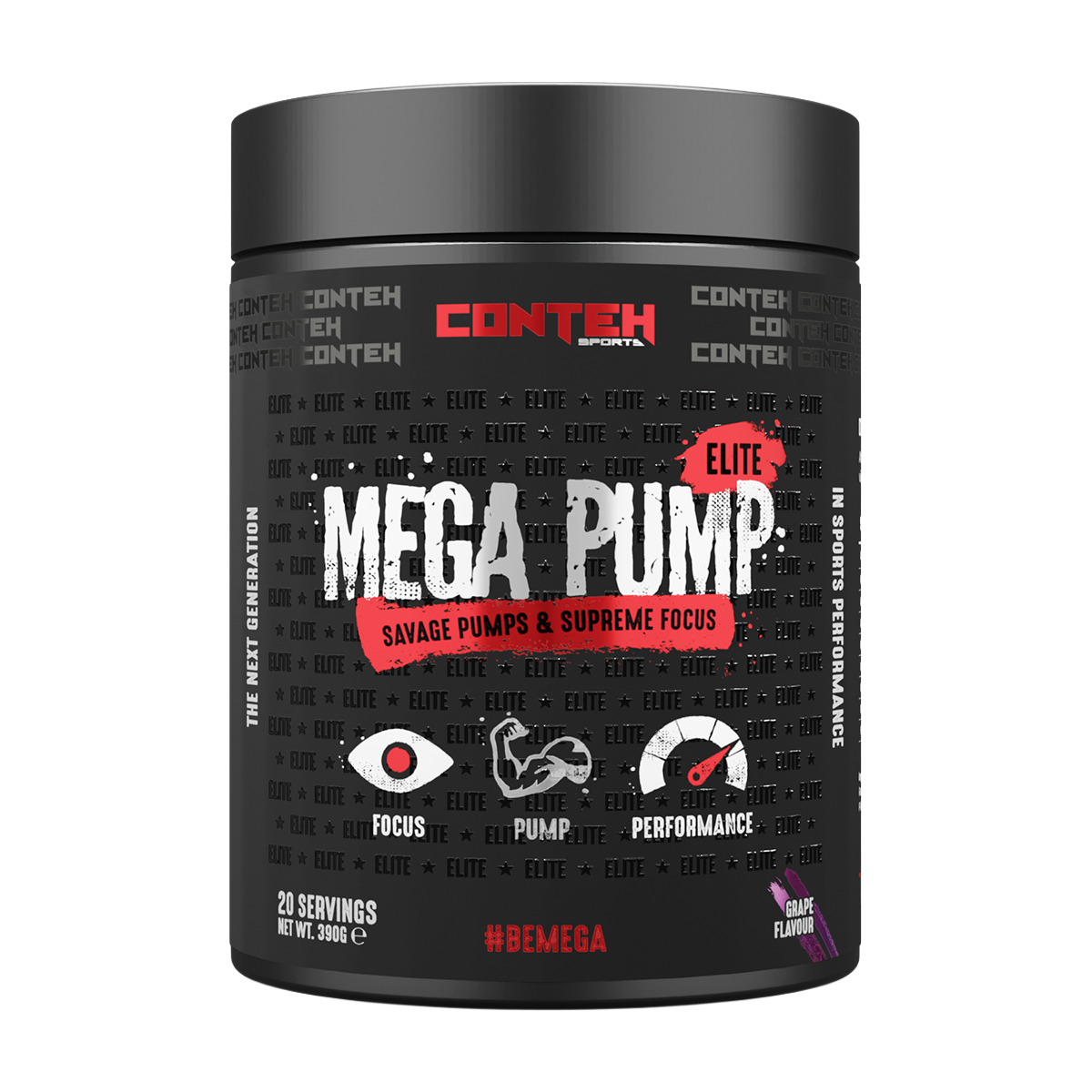 Conteh Sports Mega Pump Elite Pre-Workout 390g