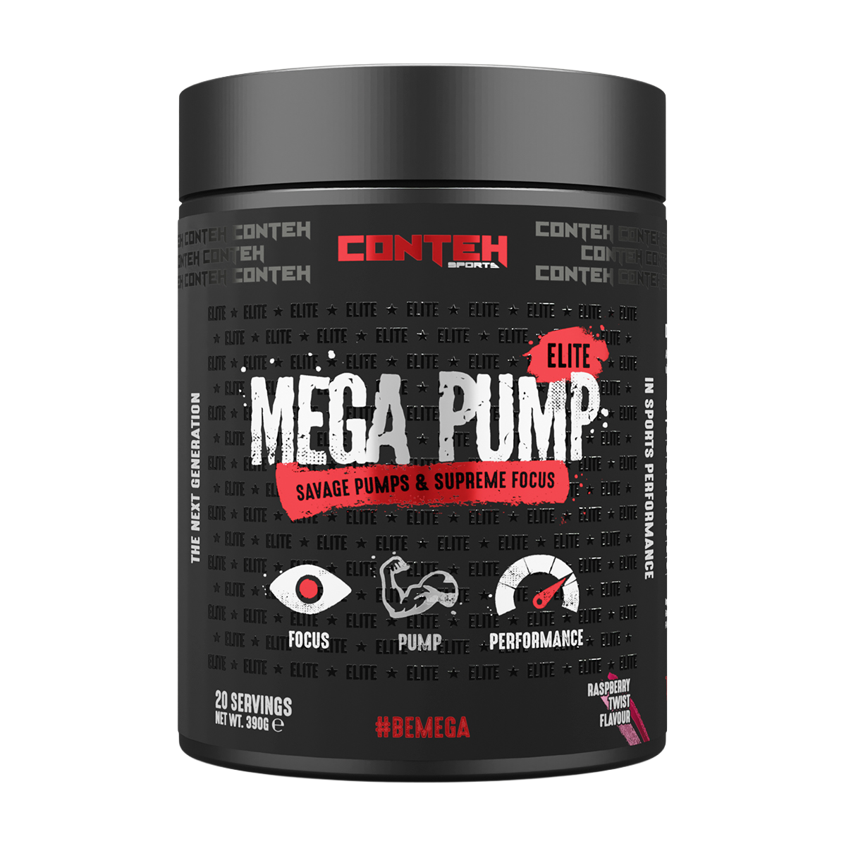 Conteh Sports Mega Pump Elite Pre-Workout 390g