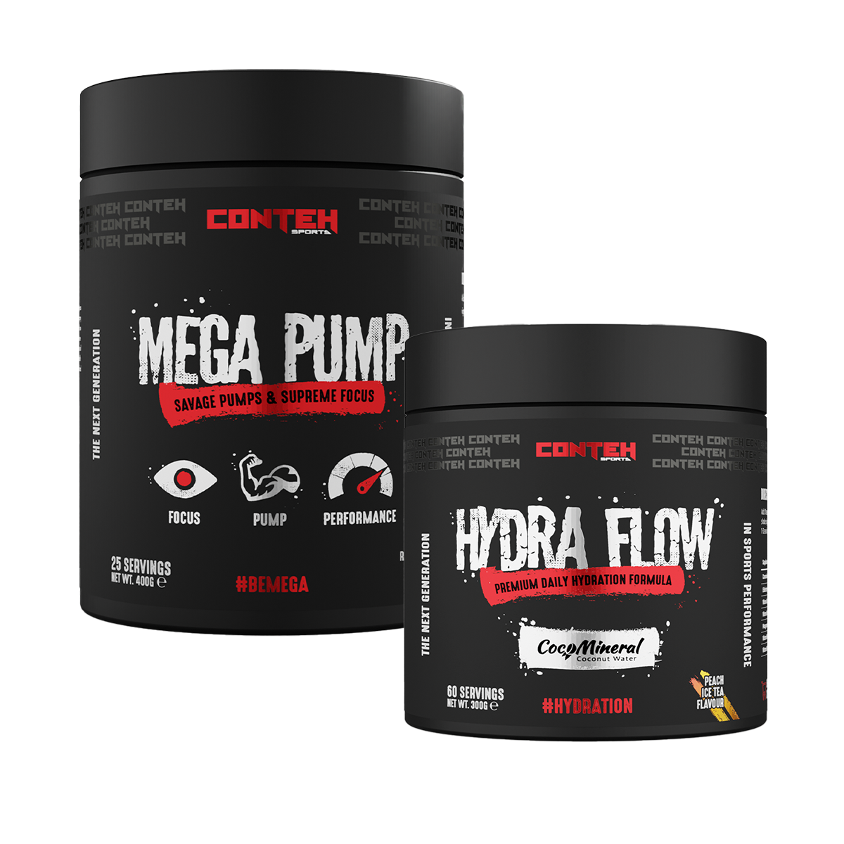 Conteh Mega Pump + Hydra Flow Stack