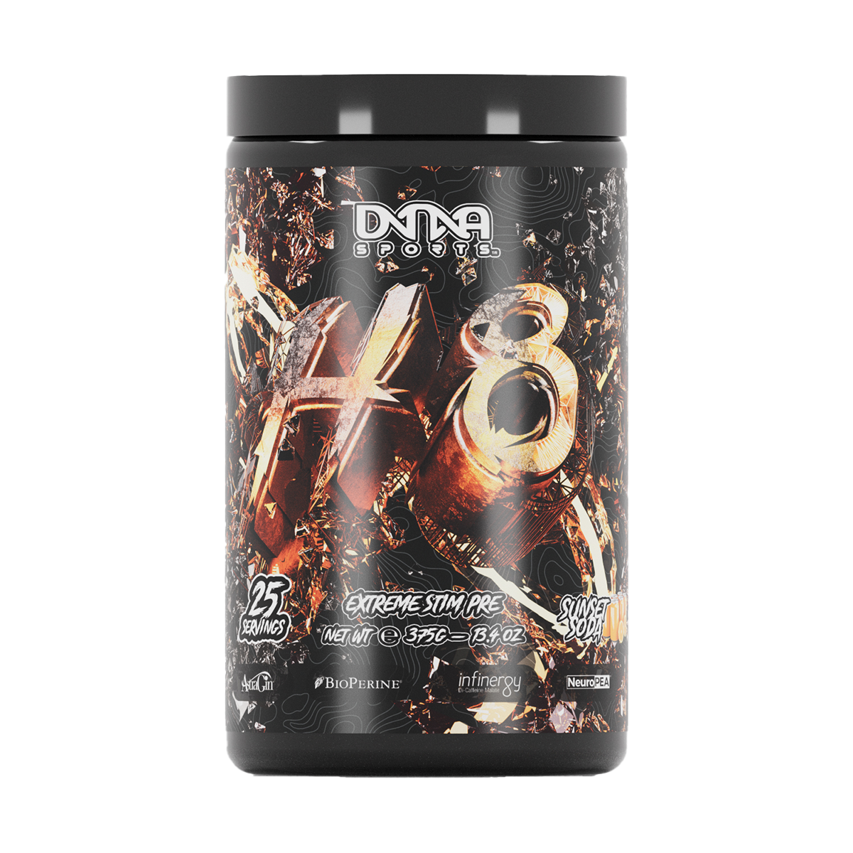 DNA Sports H8 Extreme Stim Pre Workout (FREE SHAKER)