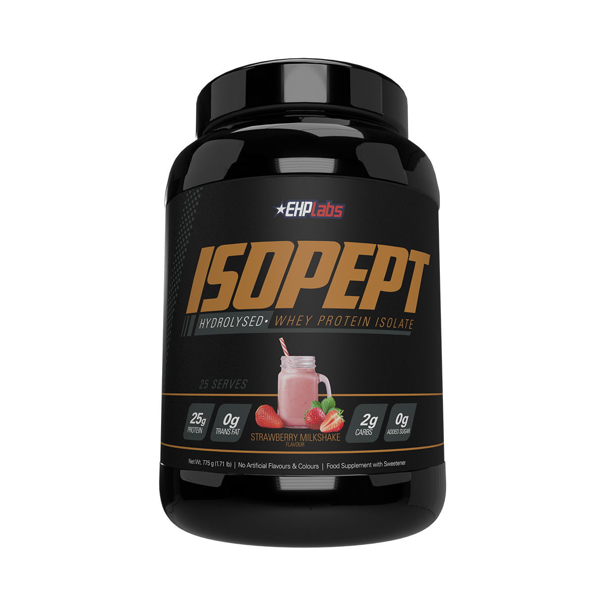 EHP Labs ISOPEPT Hydrolysed Whey Protein Isolate 775g