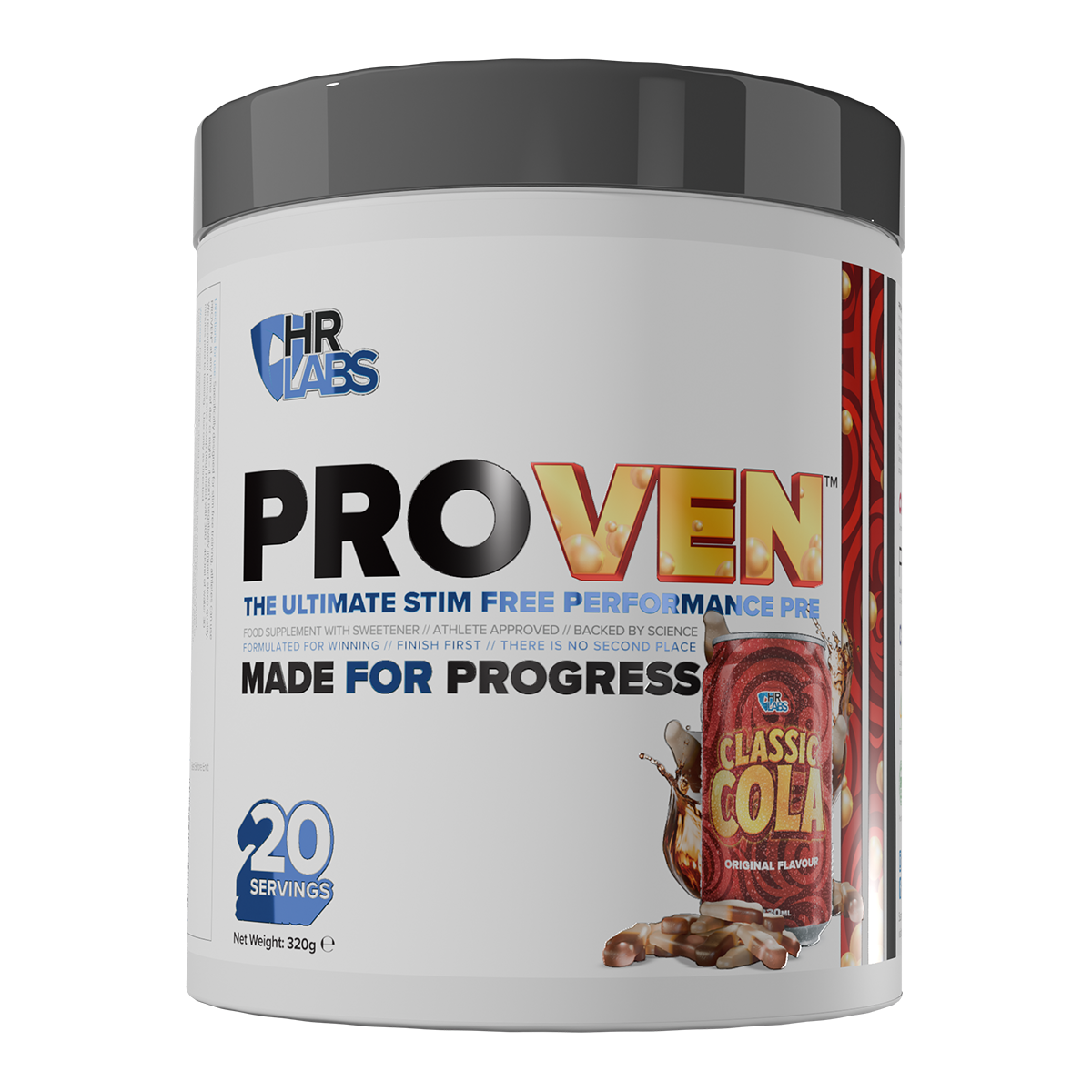 HR Labs Proven Non Stim Pre Workout 320g