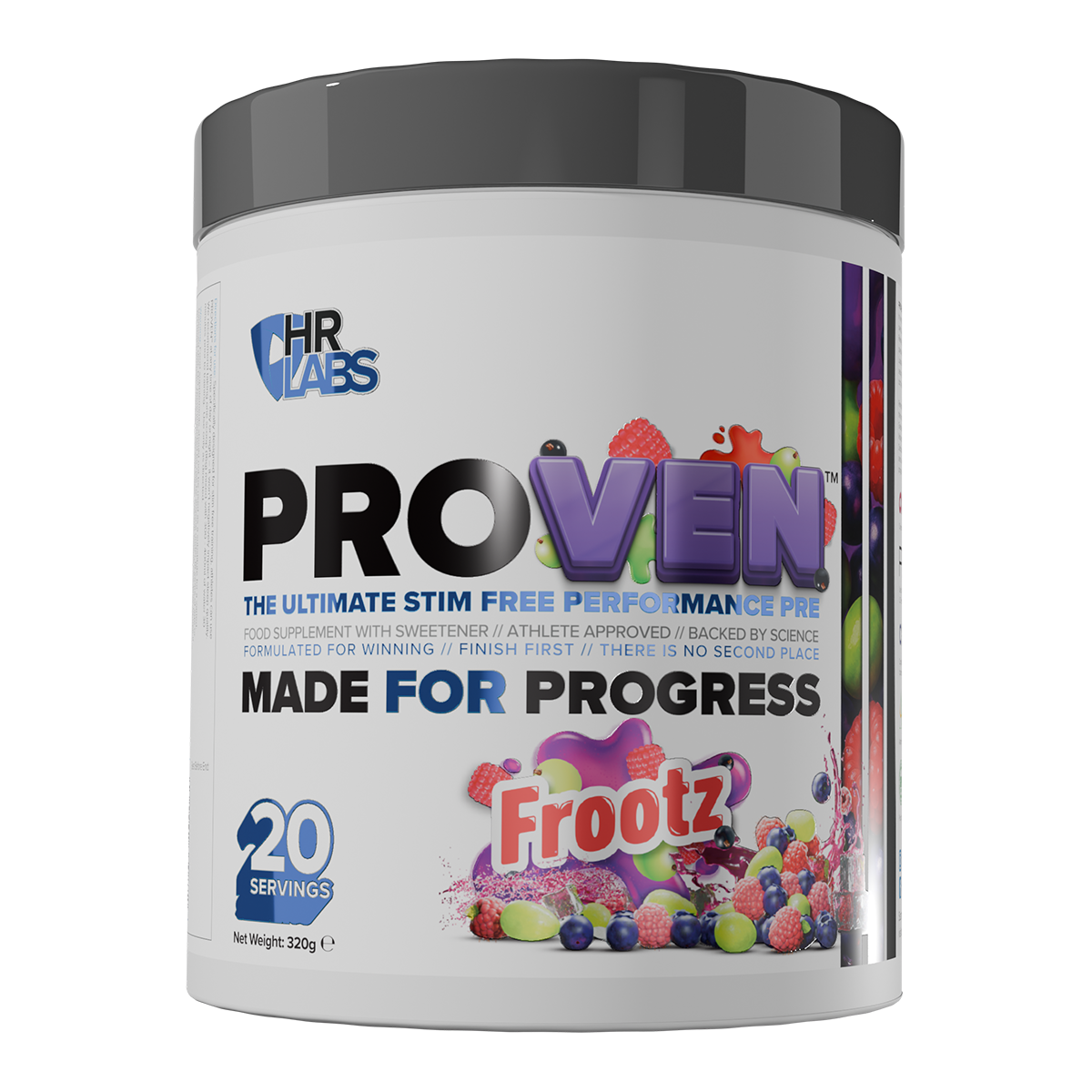HR Labs Proven Non Stim Pre Workout 320g