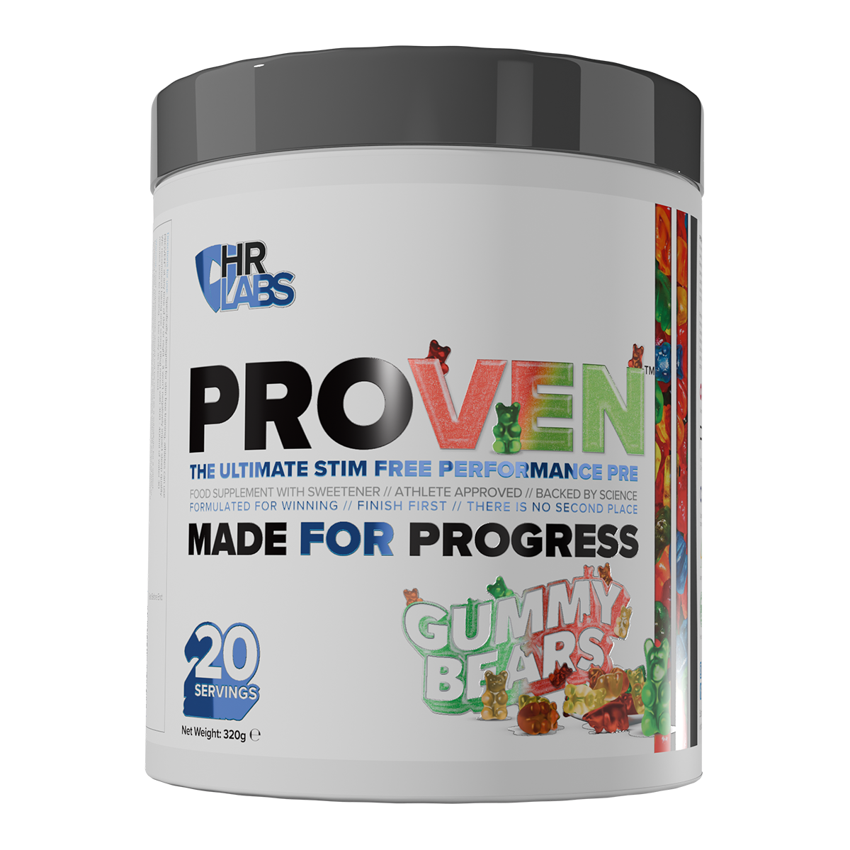HR Labs Proven Non Stim Pre Workout 320g