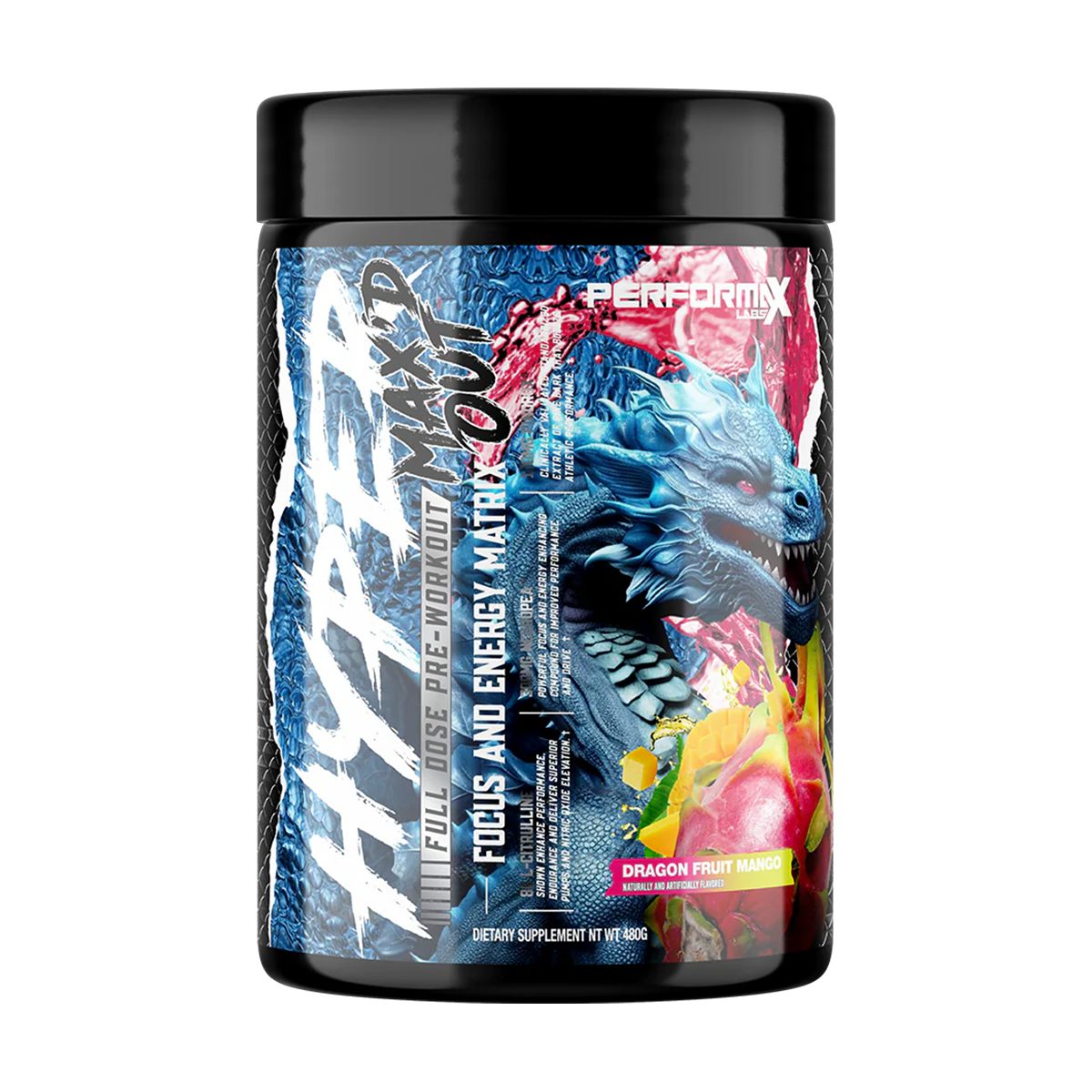 Performax Labs HyperMax'd Out High Dose Pre Workout 480g