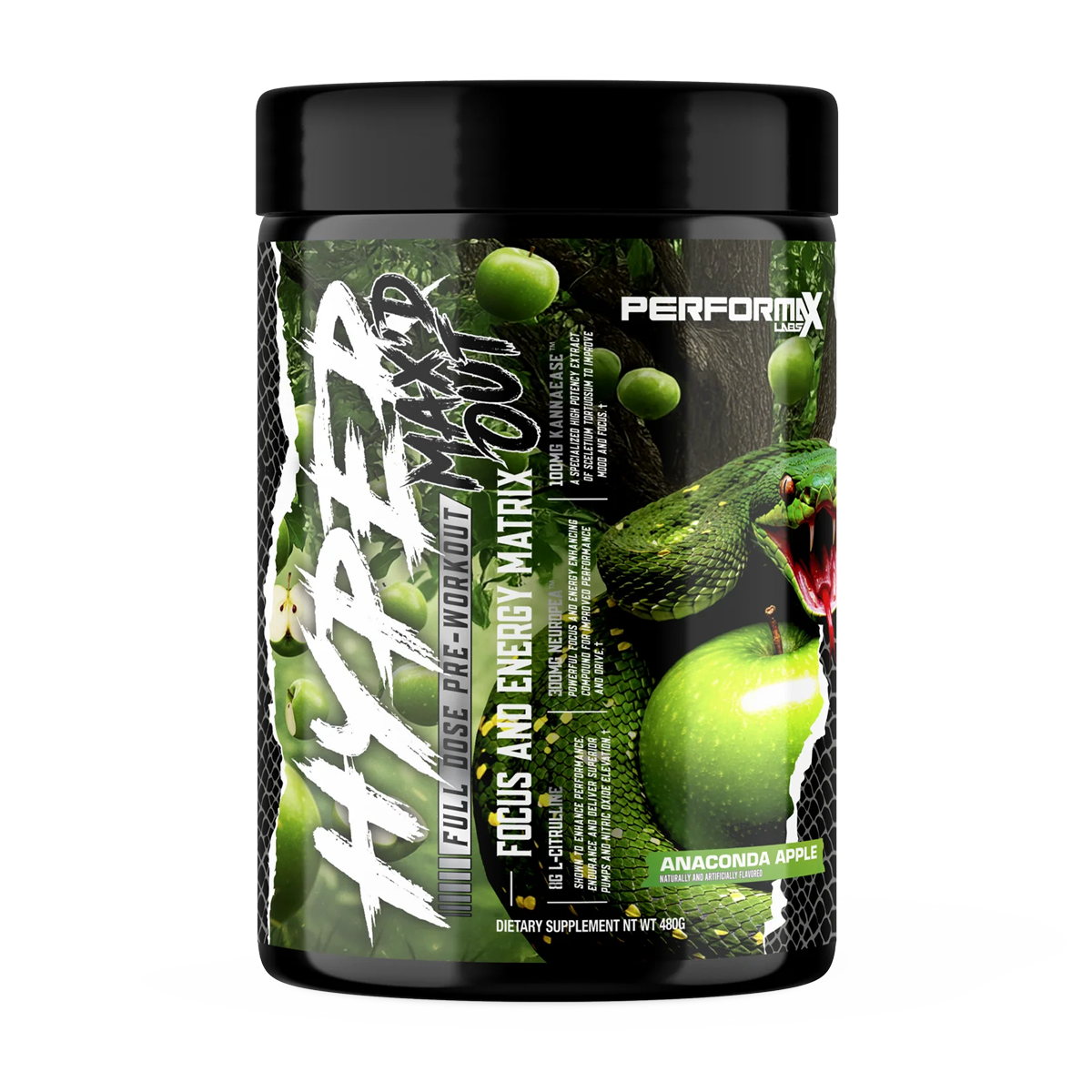 Performax Labs HyperMax'd Out High Dose Pre Workout 480g