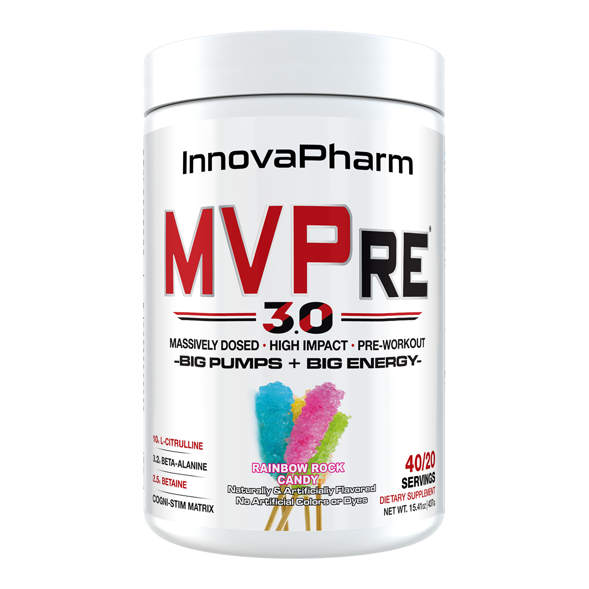 Innovapharm MVPRE 3.0 Pre-Workout (40/20 Servings)