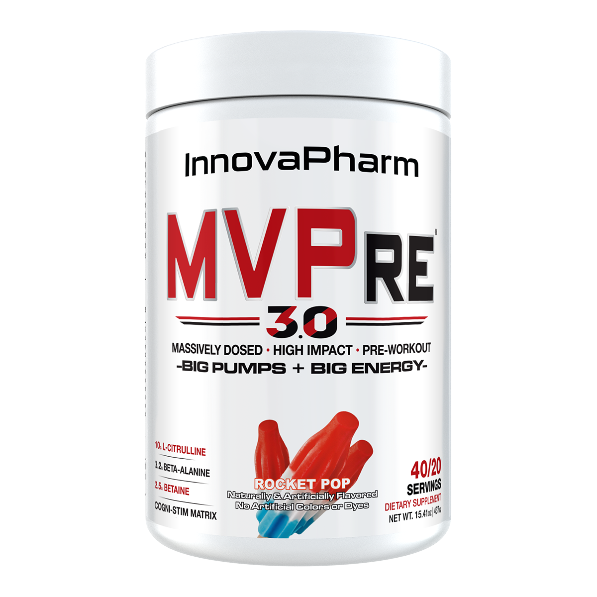 Innovapharm MVPRE 3.0 Pre-Workout (40/20 Servings)