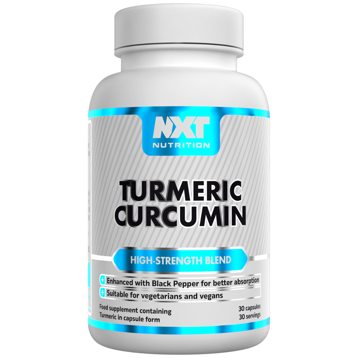 NXT Nutrition Turmeric Curcumin 30 Capsules