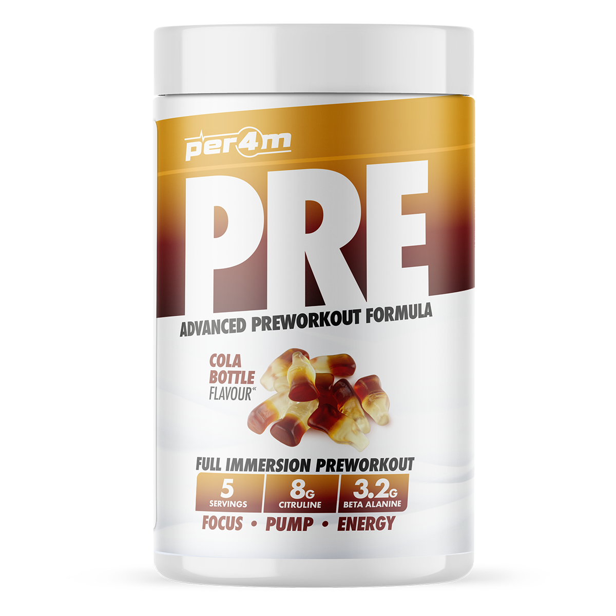 Per4m Pre Workout Stim (FREE T SHIRT & SHAKER WITH PRE 570G)