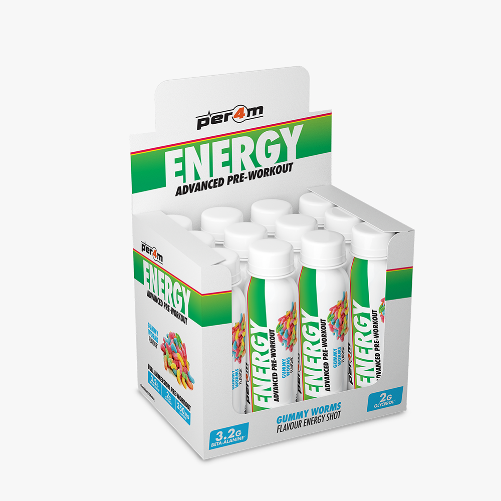PER4M Energy Pre-Workout Shots 12x100ml