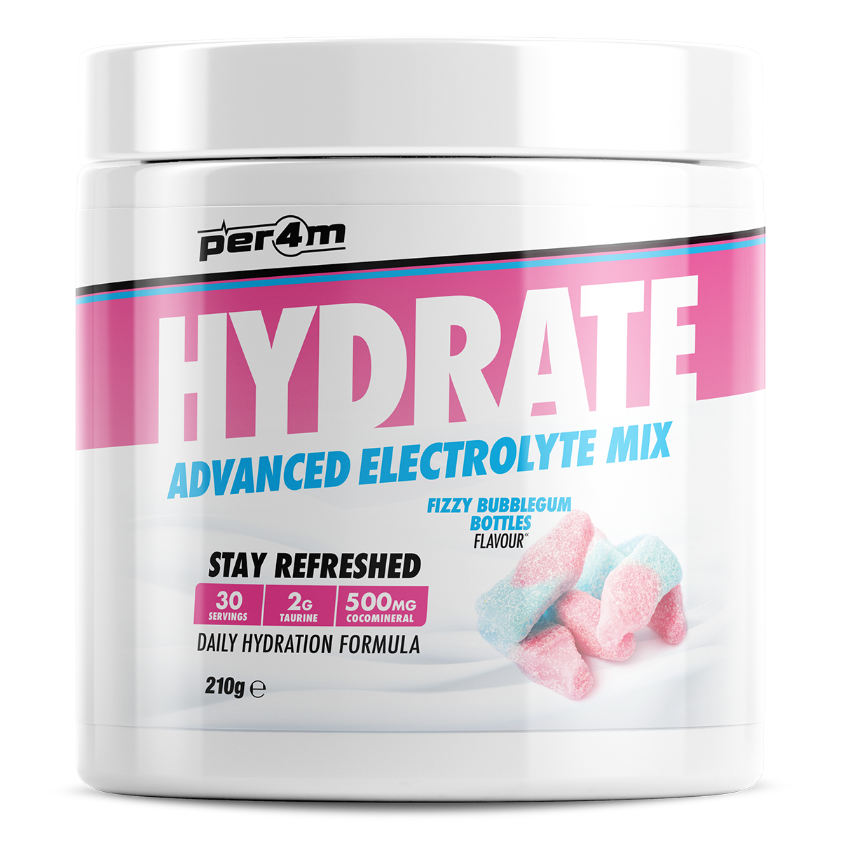 Per4m Hydrate Electrolyte Mix 210g (FREE ELITE JUG)