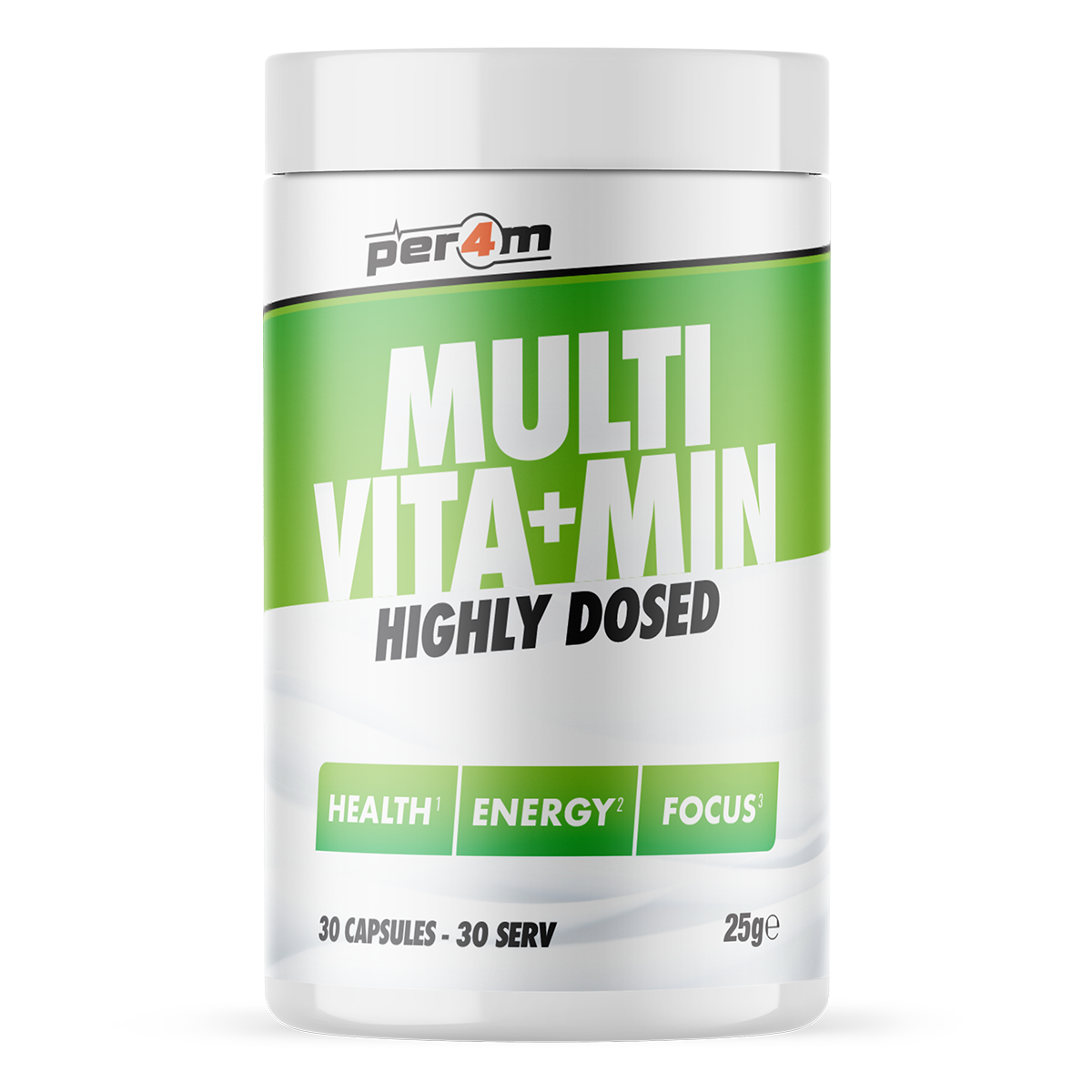 Per4m Multi Vita+Min High Dose Multivitamin 30 Caps