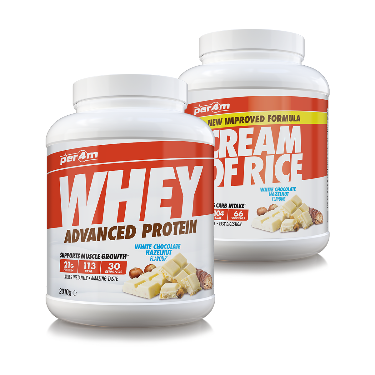 Per4m Build Bundle: Whey & Cream Of Rice Duo