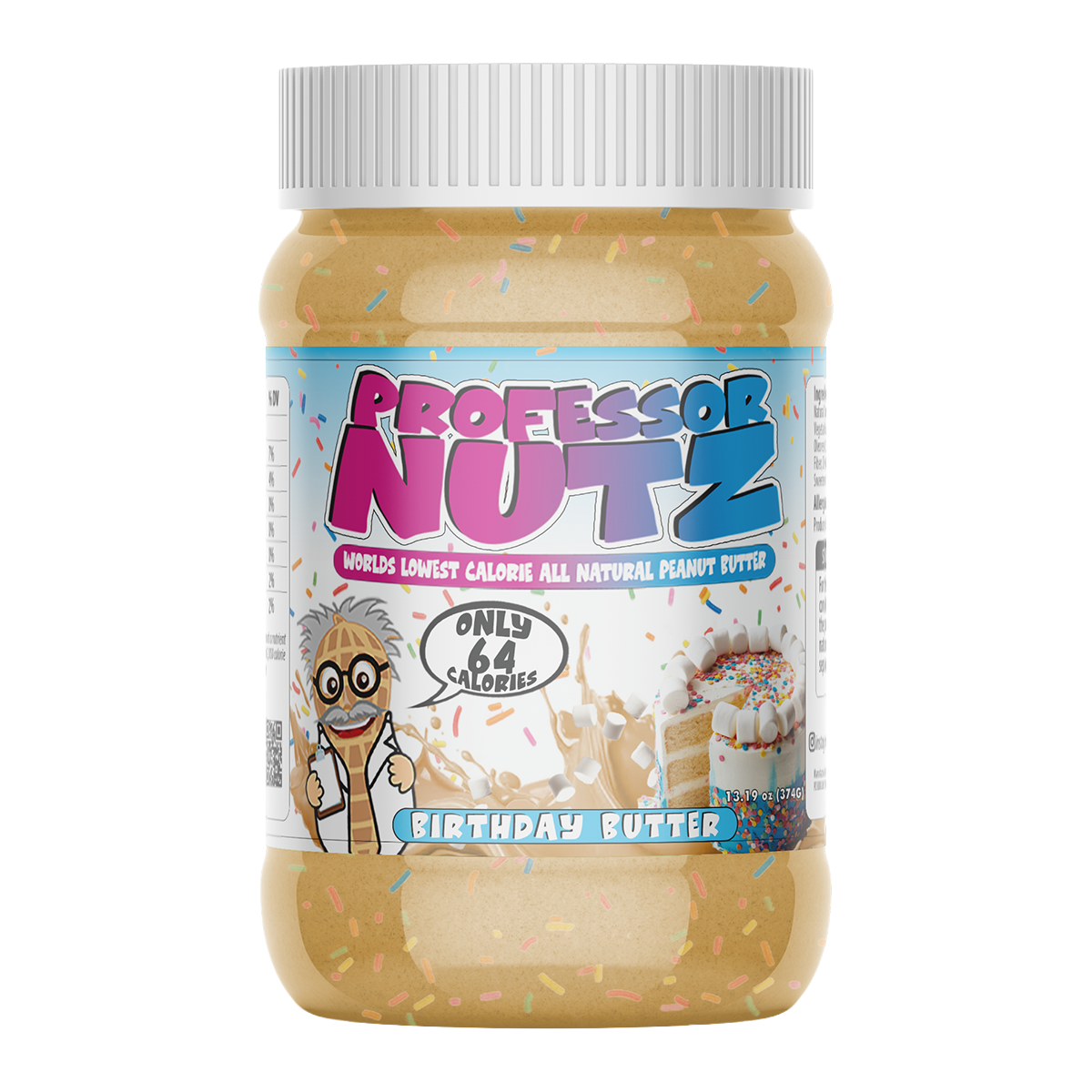 Professor Nutz All Natural Low Calorie Peanut Butter 325g (Various Flavours)