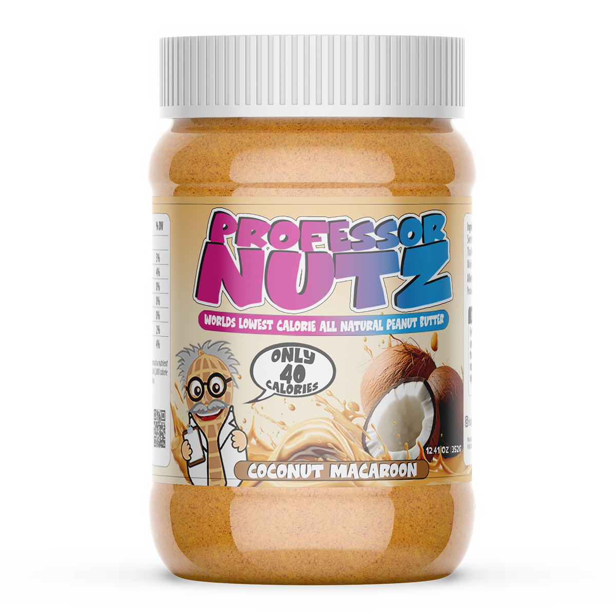 Professor Nutz All Natural Low Calorie Peanut Butter 325g (Various Flavours)