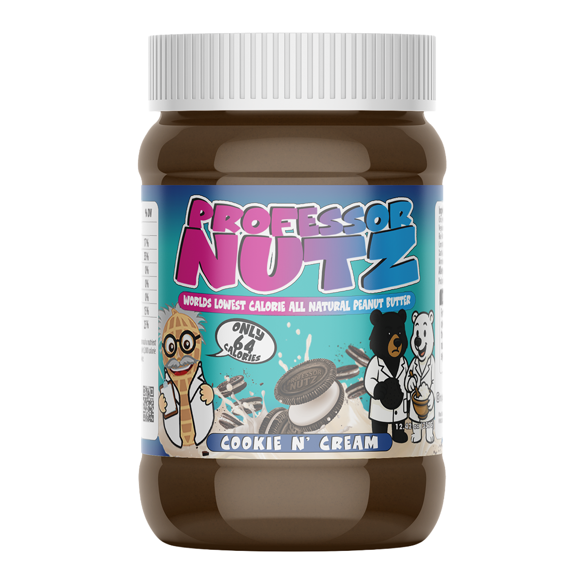 Professor Nutz All Natural Low Calorie Peanut Butter 325g (Various Flavours)