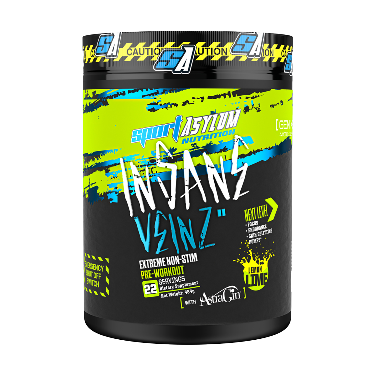 Sport Asylum Maniac Pre Workout 360g (FREE SHAKER)