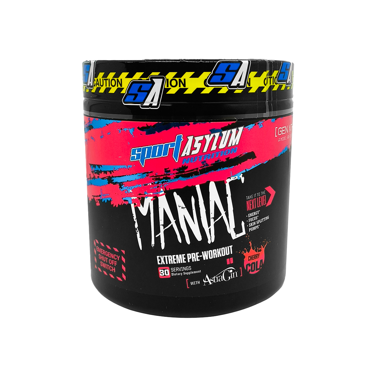 Sport Asylum Maniac Pre Workout 360g (FREE SHAKER)