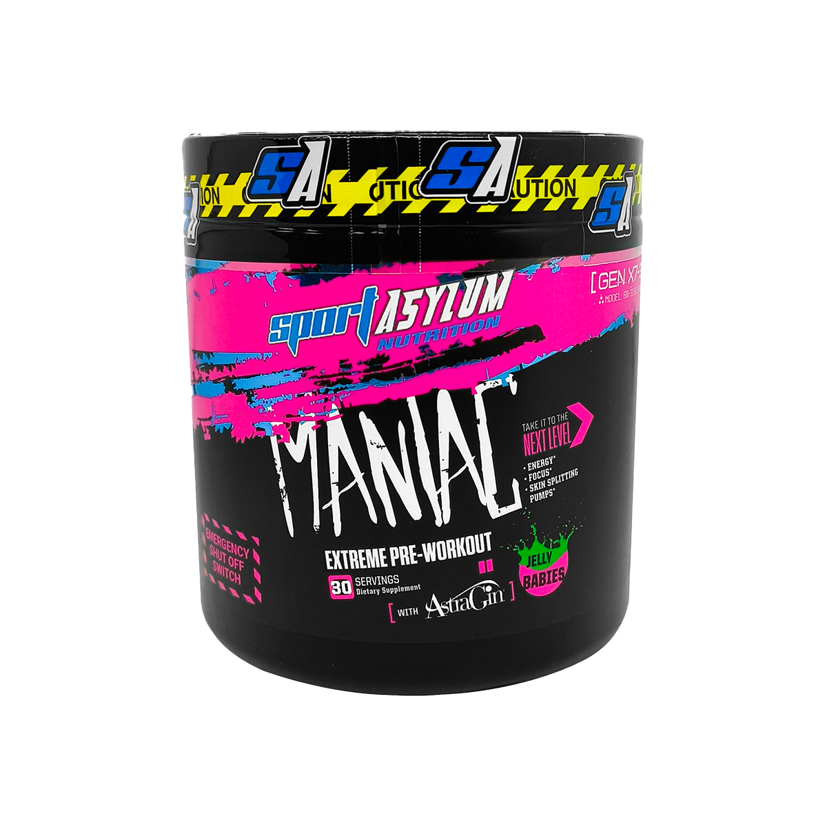 Sport Asylum Maniac Pre Workout 360g (FREE SHAKER)