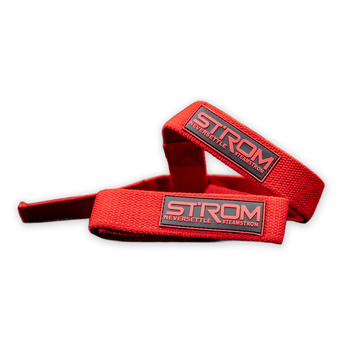 Strom Sports Lifting Straps (Red/Black)