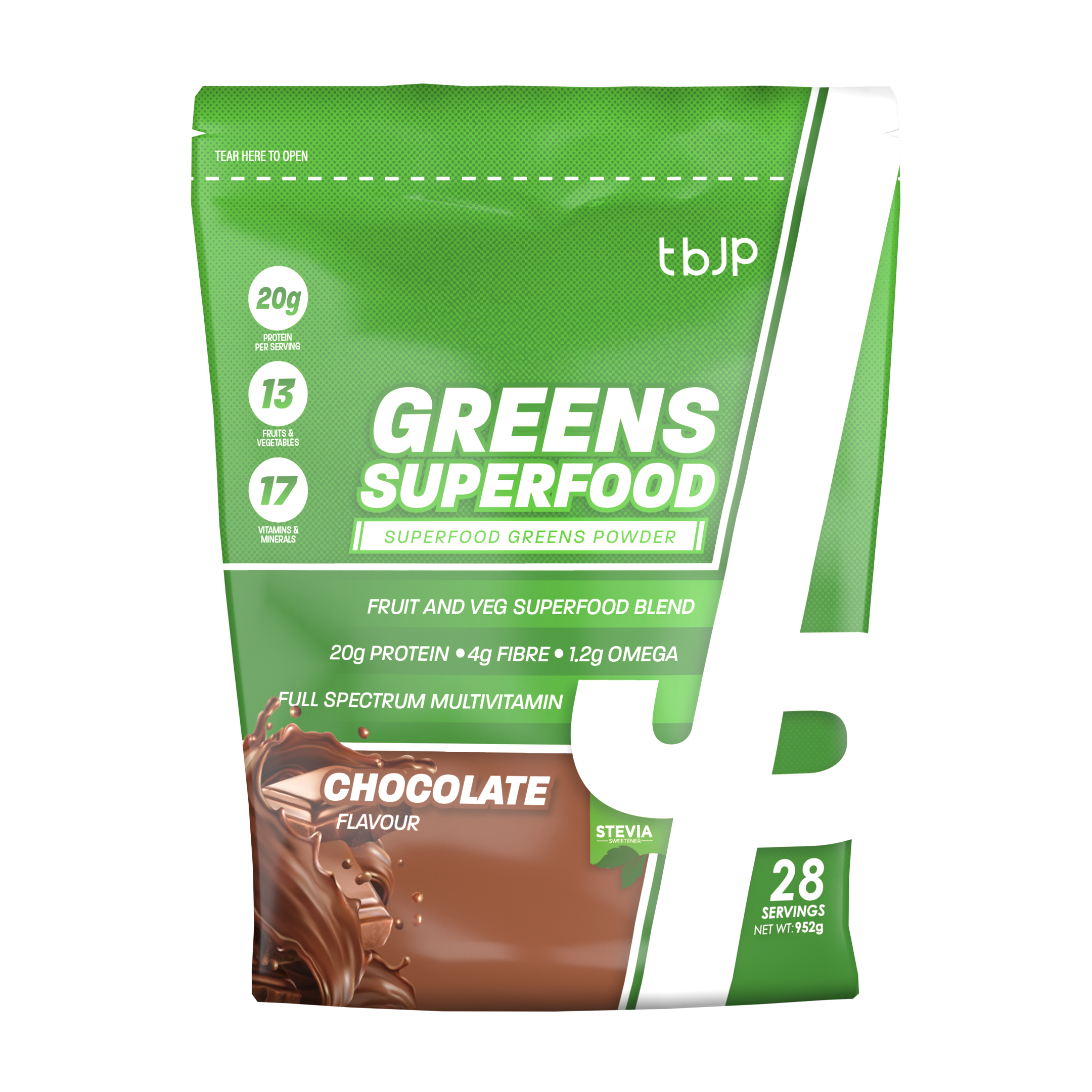 Trained by JP Greens Superfood Powder 1kg
