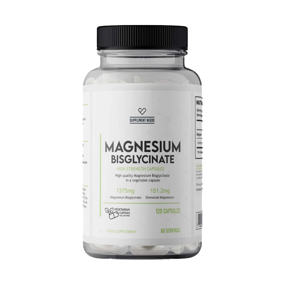 Supplement Needs Magnesium Bisglycinate 120 Caps