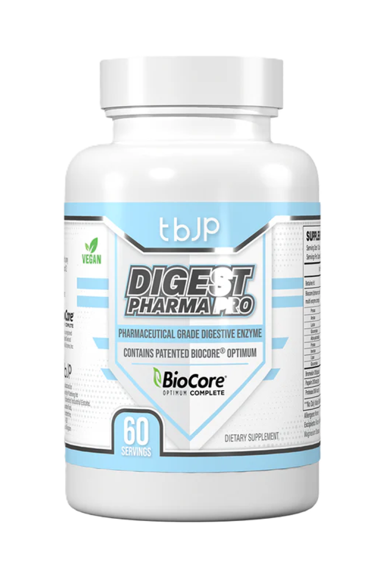 Trained by JP Digest Pharma Pro Digestive Enzyme 60 Caps