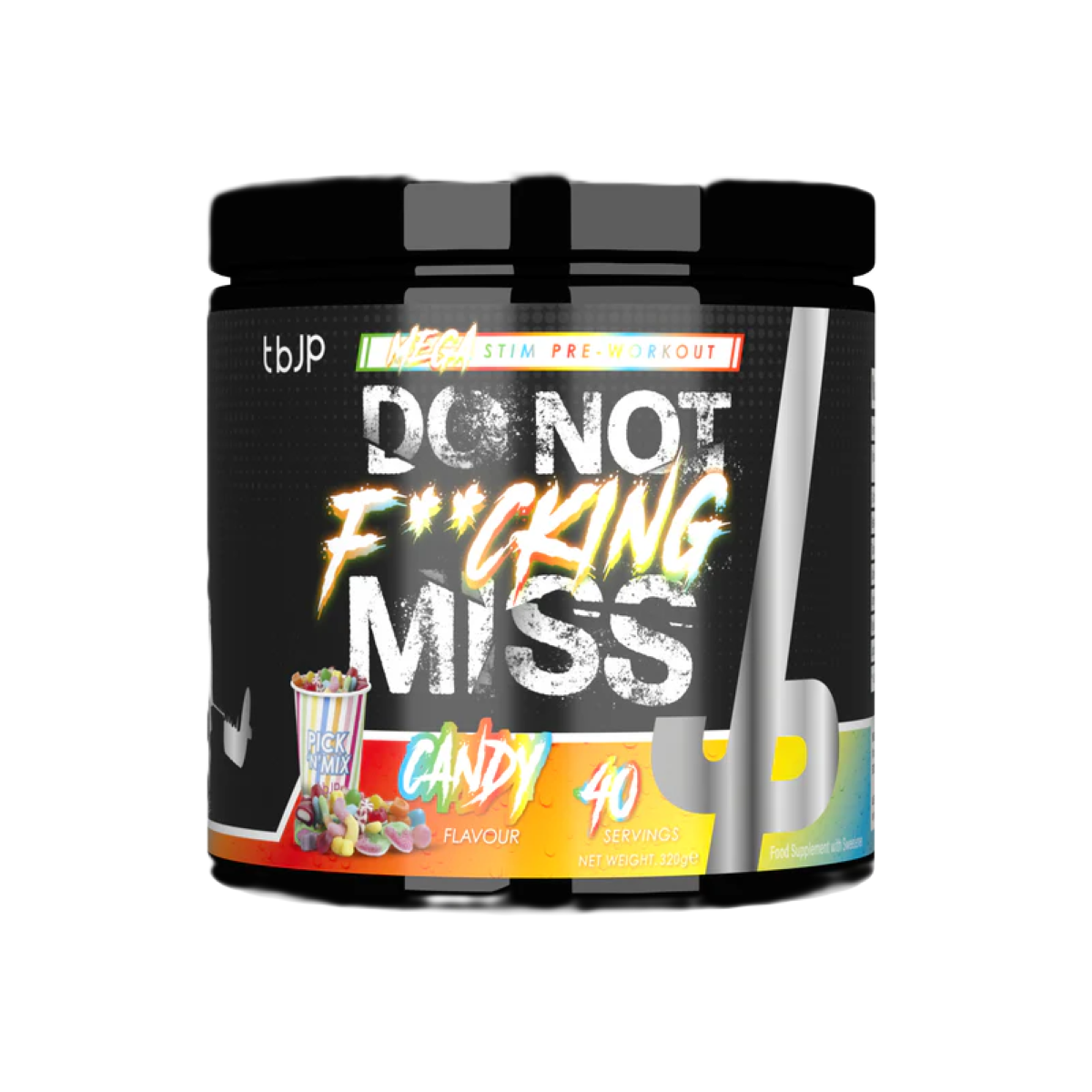 Trained By JP DNFM Stim Pre Workout 320g