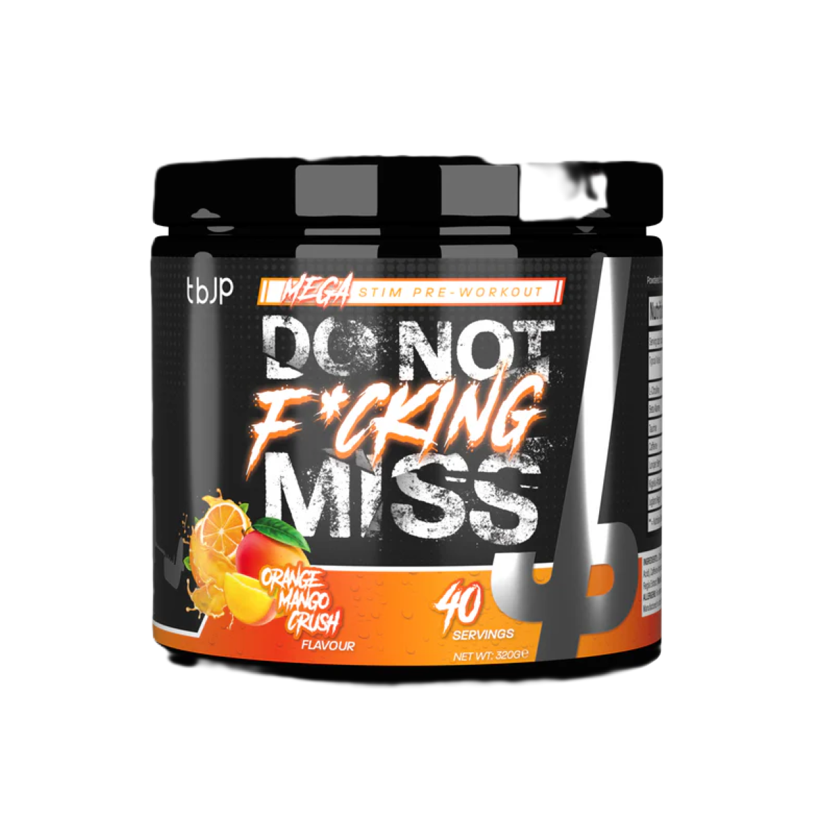 Trained By JP DNFM Stim Pre Workout 320g