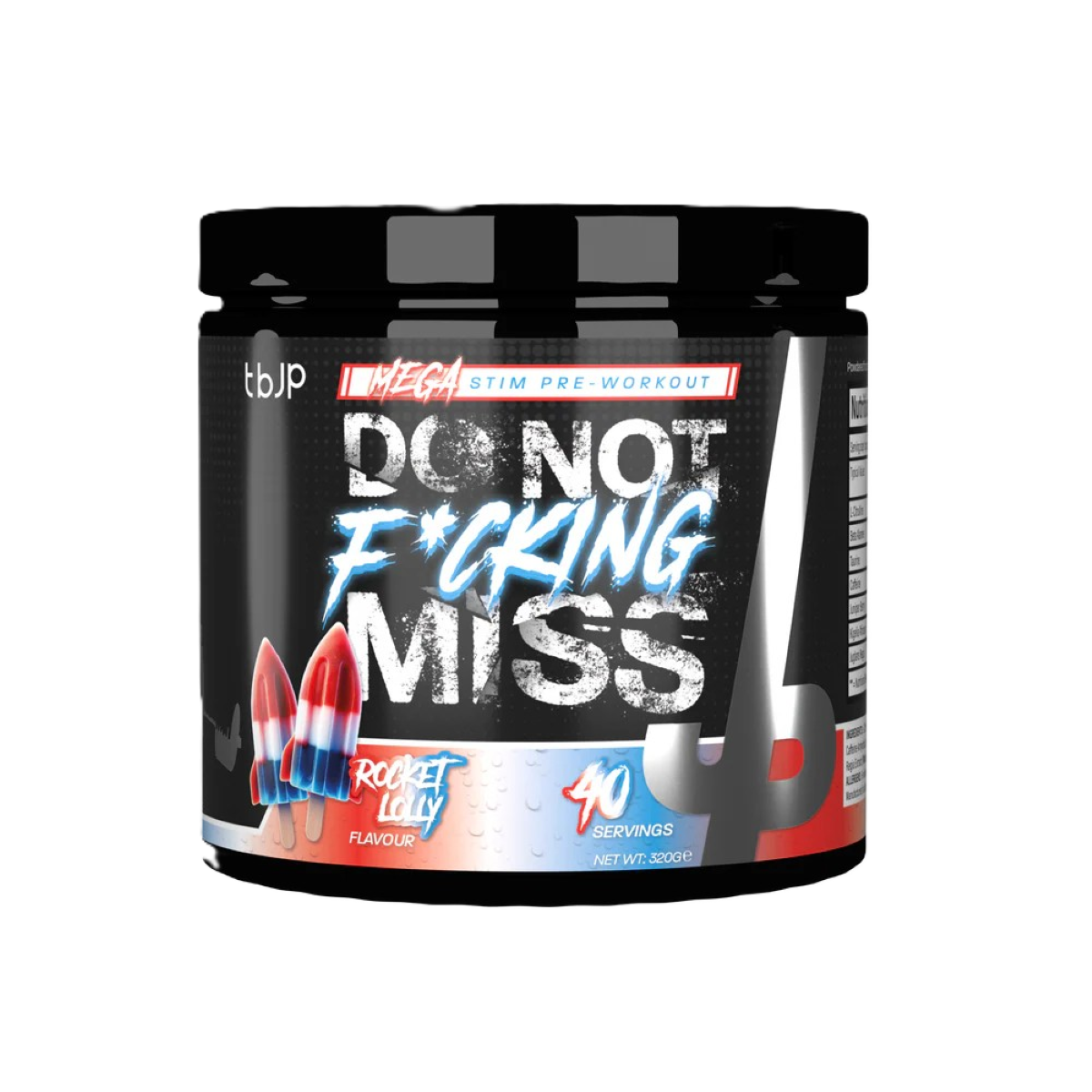 Trained By JP DNFM Stim Pre Workout 320g
