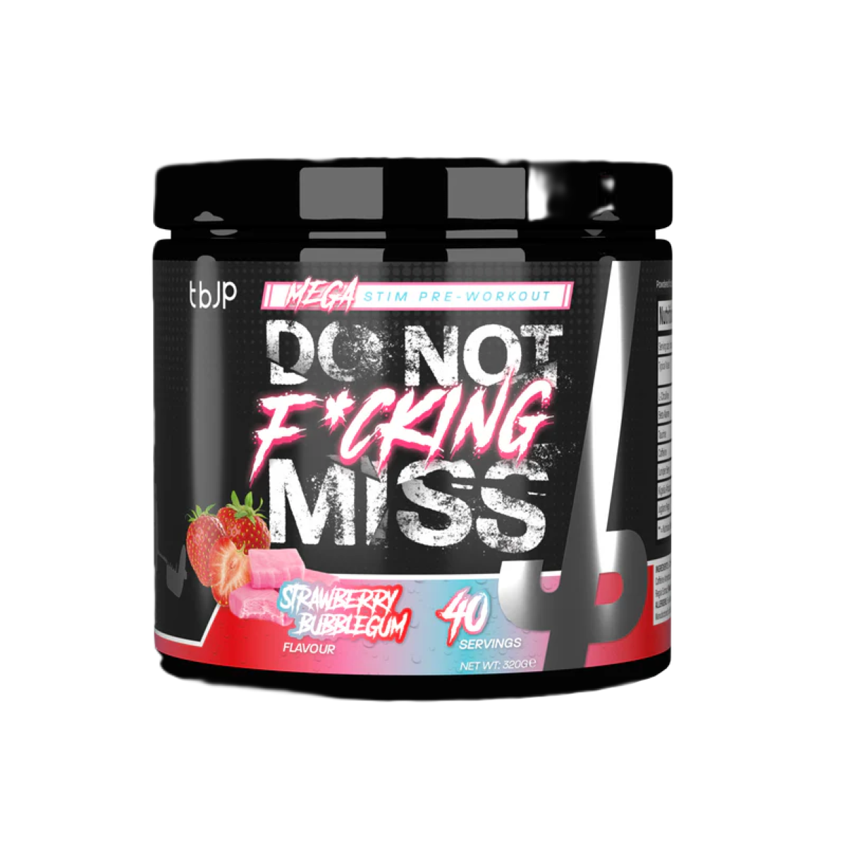 Trained By JP DNFM Stim Pre Workout 320g