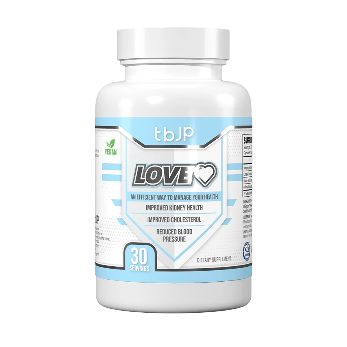 Trained by JP Love Heart 60 Caps