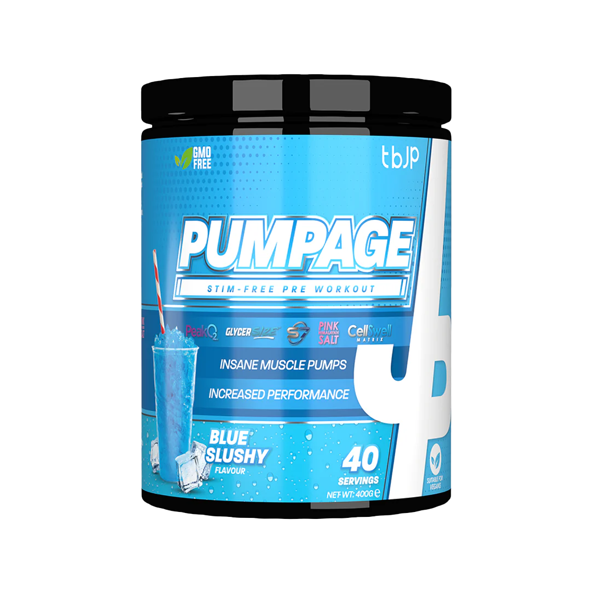 Trained By JP TBJP Pumpage Caffeine Free 400G