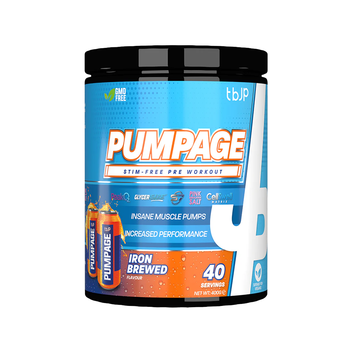 Trained By JP TBJP Pumpage Caffeine Free 400G