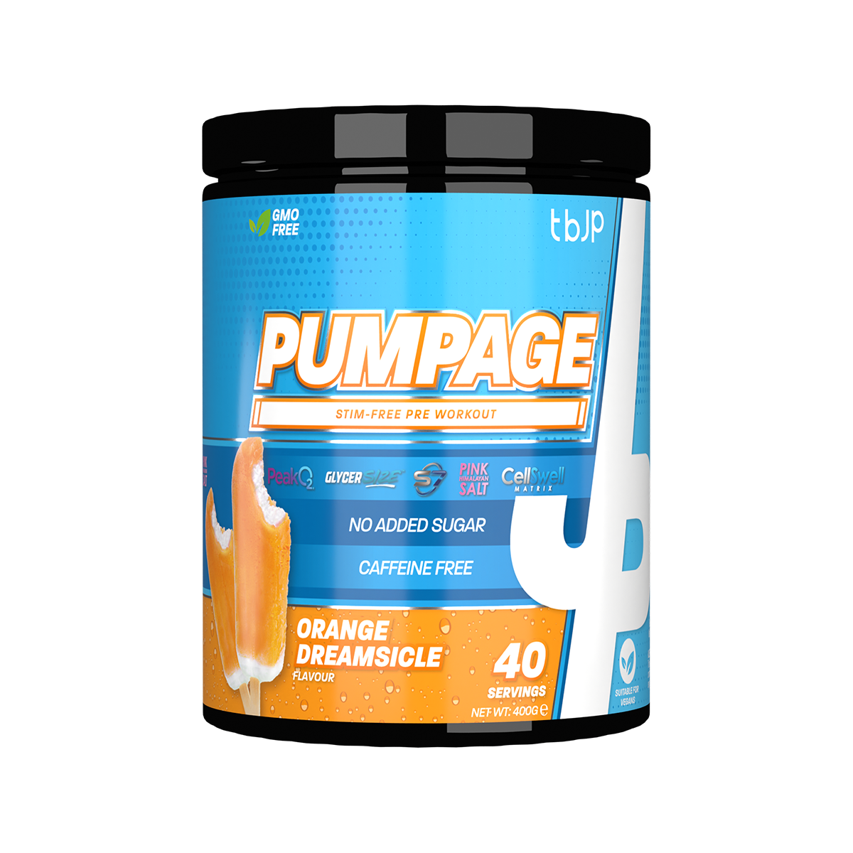 Trained By JP TBJP Pumpage Caffeine Free 400G