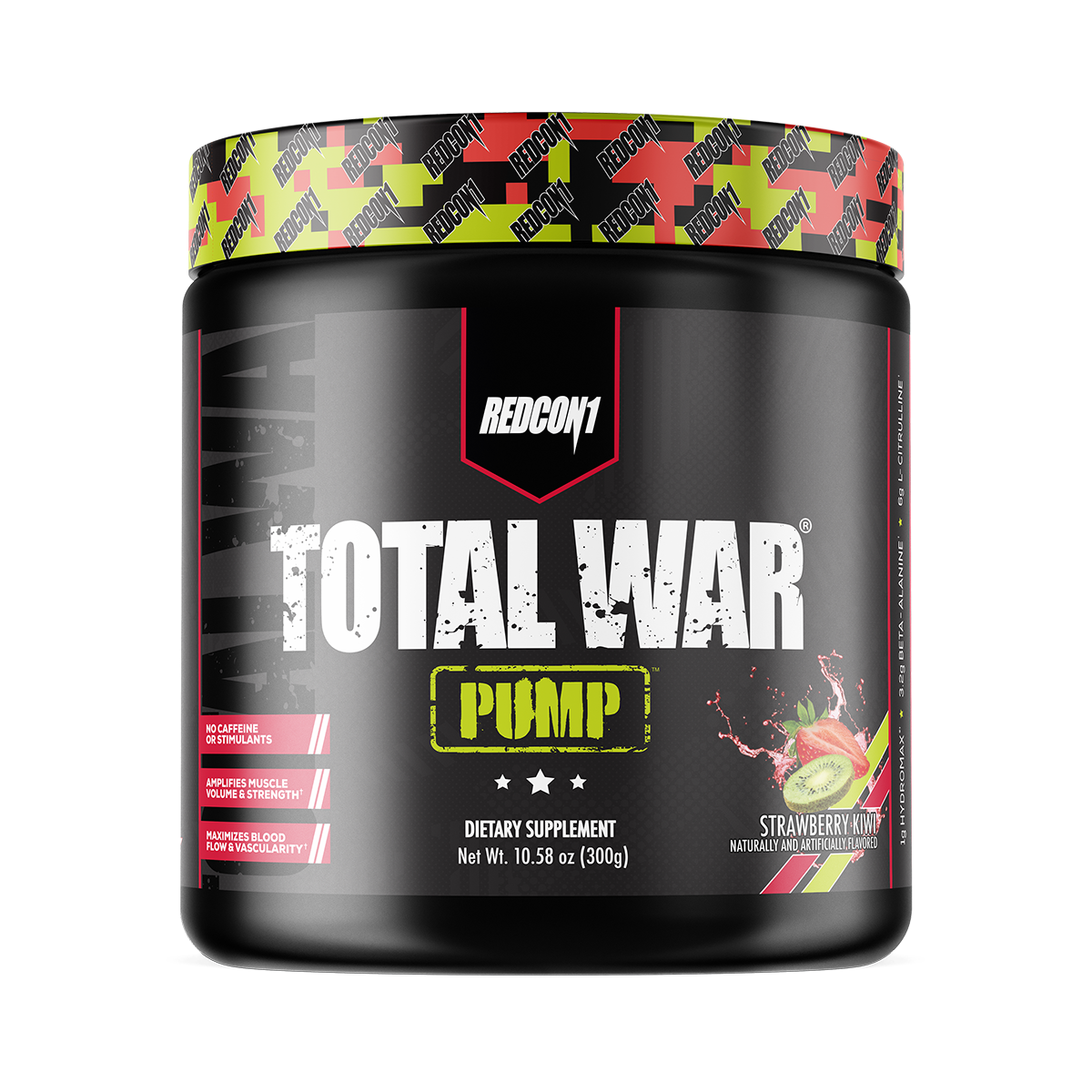 RedCon1 Total War PUMP Non-Stim Preworkout 304g (FREE SHAKER)