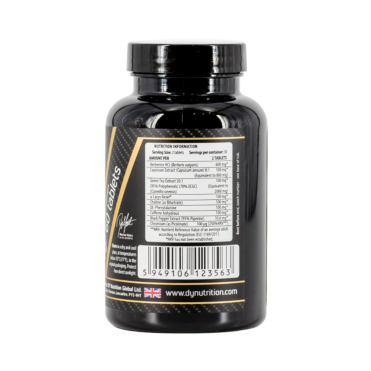 DY Nutrition Black Bombs - Fat Burner Capsules