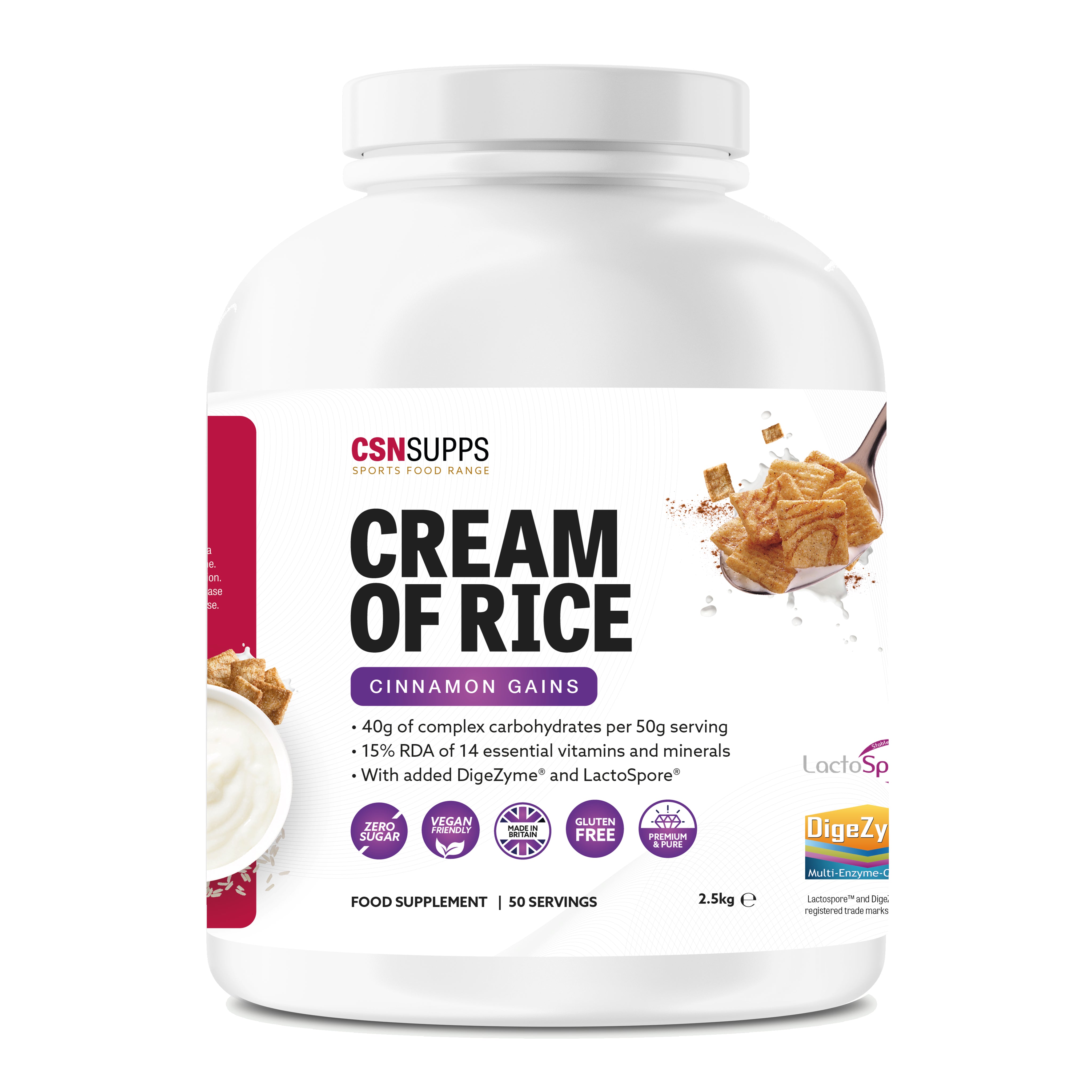 CSN Supplements Cream Of Rice 2.5kg