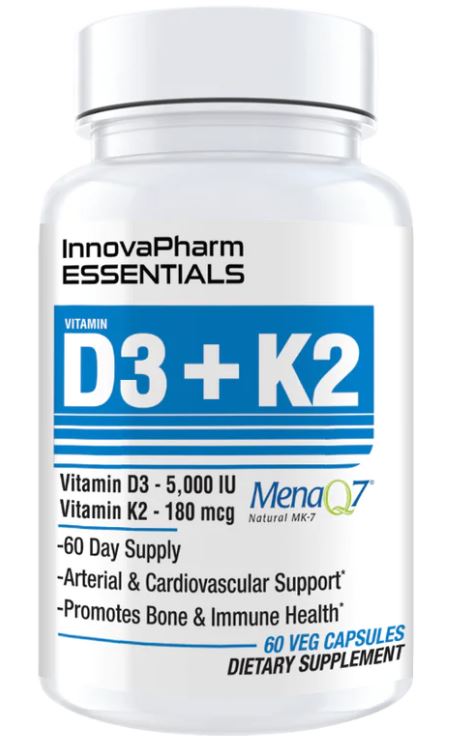 InnovaPharm D3+K2 Capsules - Health