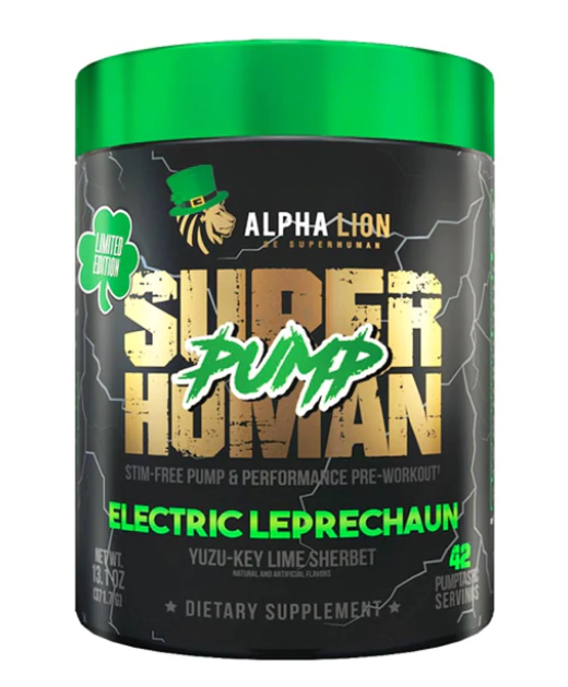 Alpha Lion Superhuman Pump - Non Stim Pre Workout - (367.5g - 21 Servings) - Various Flavours